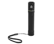 LED Flashlight Large Power 5W 360NM Ultraviolet Light Detection Fluorescer Currency Anti-counterfeitingblack
