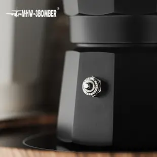 【MHW-3BOMBER】雙閥摩卡壺-100ml-兩杯份(家用戶外咖啡壺 咖啡器具)