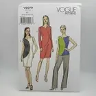 Vogue 9079 Asymmetrical Seam-Detail Dress or Top Pants Pattern Size 6-14 Uncut