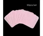 90PCS Lint-Free Wipes Napkins Nail Polish Remover Gel Nail Wipes