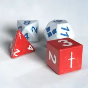24pc Ares Games Knights Of The Round Academy Custom Dice Set Game Accessory