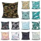 Printing Cushion Cover Japanese Retro Spray Cushion Covers Polyester Pillow Case