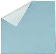 Joonya, Maxi Square Vegan Leather Picnic, Play & Beach Mat, Double-Sided, Large 135 x 135cm, Sage/Oat Colour