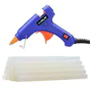 TOPELEK Mini Hot Glue Gun with 30 Pcs Sticks