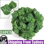 24X Artificial Ivy Vine Fake Foliage Hanging Leaf Garland Plant Party Decor AUS