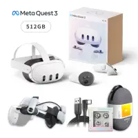 在飛比找momo購物網優惠-【Meta Quest】Meta Quest 3 VR眼鏡 