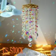 Colorful Crystal Wind Chimes Perfect Hanging Decor Garden Patio Lawn Decoration