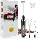 3 Modes Electric Handheld Milk Frother Blender With USB Charger Portable 2021