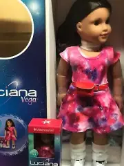 American Girl Luciana doll of the year 2018 AND Matching Mini Doll/Book set