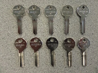 SILCA IS1 IDEAL SECURITY KEY BLANKS PACK OF 10