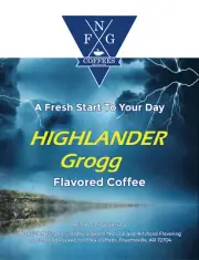 FNG Coffees-Highlander Grogg- DECAF- Ground or Whole Bean- 16 oz