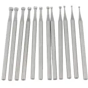 12 Pcs Open Mouth Cup Burr - 3/32In Shank Open Mouth Cup Shape Wire Rounder7652