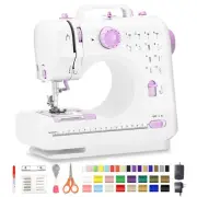 Sewing Machine for Beginners, Mini Sewing Machine with 12 Built-in Stitches, ...