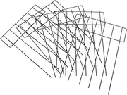 CANIGHT 5pcs Garden Netting Animal Proof Fence Dog Barriers for Home Iron Fencing Landscape Edging Border