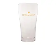 Crown Headmaster Conical Beer Glasses with Beaded Rim - Clear - 285ml - Pack of 48