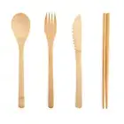 Australiana Eco-to-Go Cutlery Set Bamboo Knife Fork Spoon Chopsticks Portable