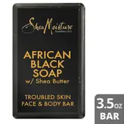 Shea Moisture Sheamoisture Bar Soap African Black Soap, 5 Oz