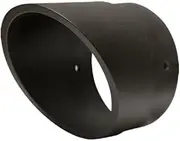 Bassani Harley FIREPOWER Series 3" Slip-On Muffler Black Slash Cut End Caps Pair HARLEY-DAVIDSON P-1860-0626