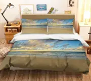 3D Beach Cloud A26 Bed Pillowcases Quilt Duvet Cover Kathy Barefield Zoe
