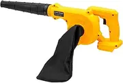 Electric Blower Cordl Leaf Blower Large Power in Rial Small Blowing Handheld Powered Blowers for 21V Battery Multicolor Blower Only