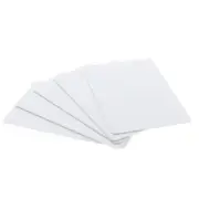 Bulk 100 Pack - Premium Blank PVC Cards for ID Badge Printers - Graphic Quali...