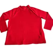 Chico’s Weekends Double Knit Long Sleeve Top in Razzle Red, Size 3, US 16, NWT