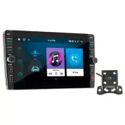 Double Din Car Radio GPS Navigation WIFI For Apple Carplay Android Auto W/Camera