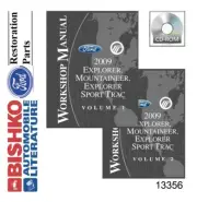 2009 Ford Explorer Mercury Mountaineer Shop Service Repair Manual Book Engine CD