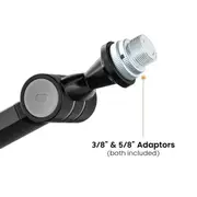 Brateck Flexible Swing-Arm Microphone Floor Stand(NEW) Black(LS)