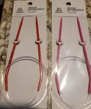 New Big Twist Circular Knitting Needles set of 2