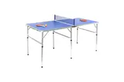 152cm Portable Tennis Table, Folding Ping Pong Table Game Set