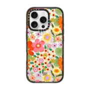 iPhone 16 Pro Impact Case MagSafe Compatible Flower Power