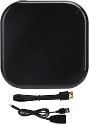 Wireless Display Dongle Adapter Screen Mirroring Device Multi Device Compatibility for Android OS X iOS High Definition Real Time Push ABS Material BD X7 Model