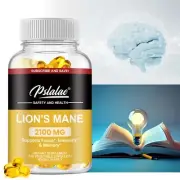 Lion's Mane 2100mg - Brain Booster, Support Focus, Cognition, Memory & Immunity
