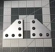 2x Frame Braces for 20x20Alum - Creality & HICTOP 3D Printer - No Hardware