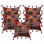 Decorative Home Decor 40 x 40 cm Cushion Cover Patchwork Embroidered Pillow Case