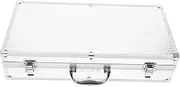 ERINGOGO 2 Slot Wireless Microphone Case Portable Aluminum Storage Tool Case for Men
