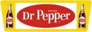 Dr Pepper Soda 1960s Style NEW Sign 28" Wide Diecut Style USA STEEL