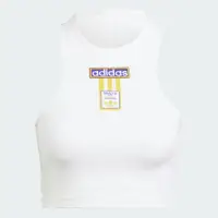 在飛比找momo購物網優惠-【adidas 愛迪達】運動服 女上衣 背心 ADIBRK 