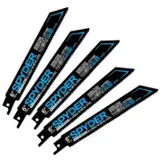 6 in 10/14 TPI Reciprocating Saw Blade (5-Pack) Spyder 200302