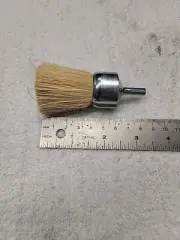 MSFS 1" Nylon Wire Polishing End Brush with 1/4" Shank