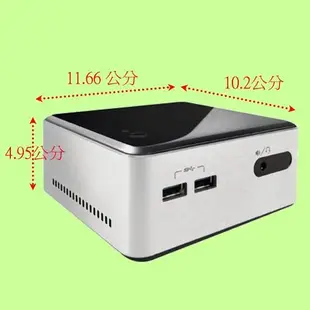 5Cgo【權宇】MINI桌電 Intel NUC D34010WYKH1+2.5吋SSD 120GB+4GB+無線網卡