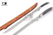 29'' Full Tang Handmade Sword, Carbon Steel Blade With Sheath, Best Gift For Him