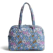 Vera Bradley Weekender Travel Bag Wild Prairie Tote Carry On Blue Butterfly