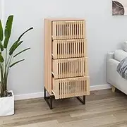 Highboard Cabinet for Living Room, Dining Room, or Hallway, Engineered Wood, 40x30x95 cm, Stylish Storage Furniture