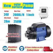 DC Solar Auto Peripheral Pressure Pump Surface 24V 250W 2000L/H MPPT Controller