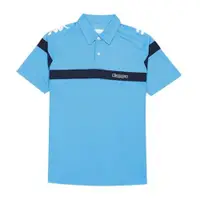 在飛比找ETMall東森購物網優惠-KAPPA義大利 時尚男吸濕排汗短袖POLO衫 珊瑚藍 丈青