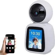 4MP WiFi Camera PTZ Indoor Two-Way Voice and Video Call with Screen 2MP Mobile Detection Security Surveillance Camera(AU Plug,4MP Add 128G Card)