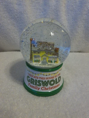 Griswold Christmas Snow Water Globe " I Dedicate This House To....New No Tag/Box