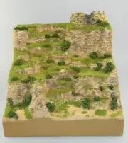 M52B D-Day Cliff with Machine Gun Nest Sheffield Miniatures Rigid Diorama Base